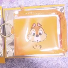 チップ　ディズニーストア シークレット PVC ウォレット ポーチ