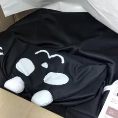 ブラックパンダ 着るビーズクッション 大人用 イオン ハナロロ 黒 限定品 雑貨