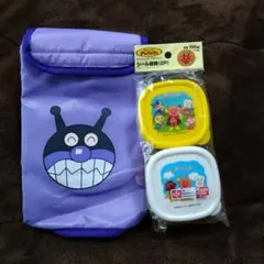 新品　アンパンマン 容器2個と保冷バック　お弁当　ランチ　タッパー2個　保冷
