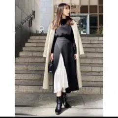 リエンダ rienda ティアードインラップKnit OP ワンピース　ニットＳ