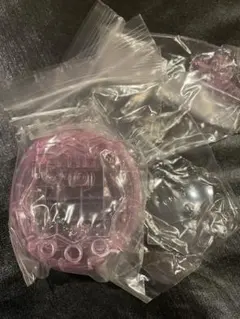 新品 たまごっちパラダイス カスタムシェル ラメ ピンク クリア