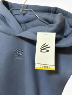 CURRY ノースリーブ パーカー ブルー