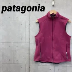 patagonia パタゴニア シンチラフリースベスト レディース M 赤紫