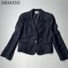 ARMANI COLLEZIONI アルマーニ　テーラードジャケット　紺色　40のサムネイル