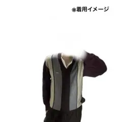 レトロ　古着　ニット　重ね着　春のサムネイル