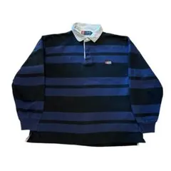 CHAPS RALPH LAUREN ボーダー ラガーシャツ スウェット Mのサムネイル
