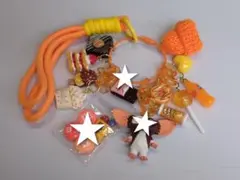 じゃらじゃらキーホルダー　【8】　オレンジ