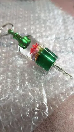 キーグリップ 水中花 赤 モンキー ダックス シャリー 旧車 バイク 車