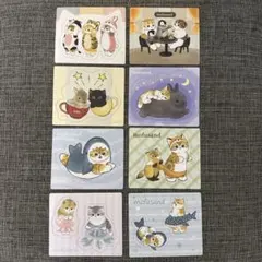 専用★配布終了非売品★もふもふストア★ノベルティステッカー含む８個★クリアシール 配布終了非売品☆もふもふストア☆ノベルティ☆ステッカー含む8個