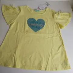 新品タグ付き　半袖Tシャツ　160　Lindsay リンジィ 女の子　イエローのサムネイル