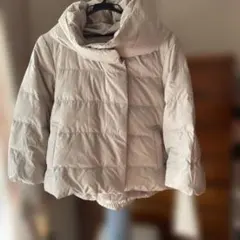 美品✨ UNTITLED ダウンジャケット ショート丈 ツイード アルパカ混 S 