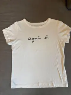 SALE‼️agnes b. ロゴTシャツ ホワイト T1のサムネイル