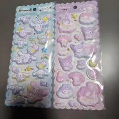 シナモロール マイメロディ マシュマロシール　セット