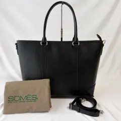 本物 ソメス SOMES レザー トートバッグ ハンドバッグ ブラック バッグ 中古 SOMES】SQUARE トートバッグ SQ-01 | 藤巻百貨店