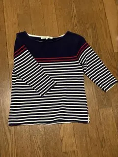 ボーダーカットソー　グリーンレーベルリラクシング
