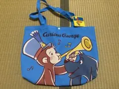 おさるのジョージ プラチナムザッカトートバック② ラウンドワン限定