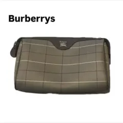 ② Burberrys バーバリーズ チェック柄 クラッチバッグ
