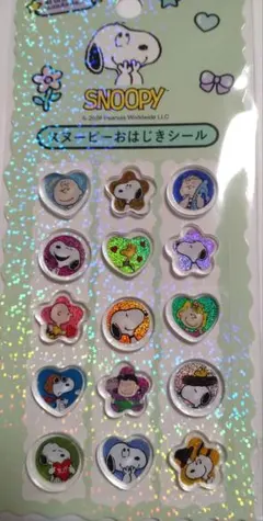 スヌーピー おはじきシール