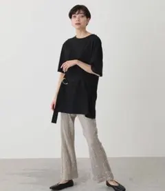 【最終値下げ！】AZUR by MOUSSY 黒 ベルト付き 半袖Tシャツ