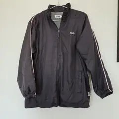 FILA 黒 ジップアップジャケット