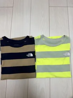THE NORTH FACE ボーダーTシャツ 2枚セット 150