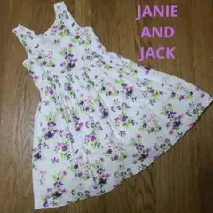 ジャニーアンドジャック 花柄 ワンピース ドレス 120～130