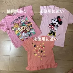 アンパンマン・ミニーマウス Tシャツ　3枚セット