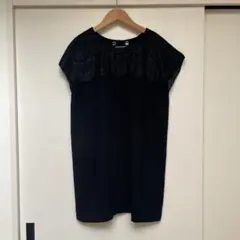 美品ロペピクニック冠婚葬祭結婚式フォーマル卒業式ワンピースレース