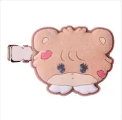mikko フロッキーヘアクリップ ガチャガチャ ラテB