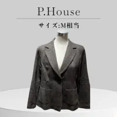 ☆美品☆ウール カシミヤ ジャケット グレー レディース