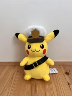 ポケットモンスター　もふぐっとぬいぐるみ　キャプテンピカチュウ