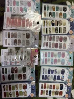 ネイルシール 12枚セット デザイン多様