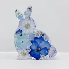 うさぎさん　固まるハーバリウム　オブジェ