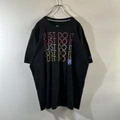 A-104 Nike JUST DO IT オーバーサイズTシャツ ブラック
