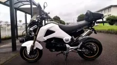 動画有 宮崎県 燃費63.2km125 ホンダ グロム JC61 6300km白 - メルカリ