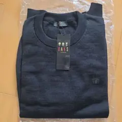 【新品未使用】DAKS LONDON クルーネックニット LLサイズ ブラックのサムネイル