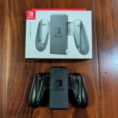 【純正品】Nintendo Switch ジョイコン グリップ クリアブラック