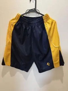 コンバース　ハーフパンツネイビー/イエローL