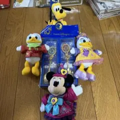 東京ディズニーシー 10周年のぬいぐるみ4体セットにスプーン
