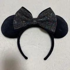 【ディズニーリゾート】ミニー　カチューシャ　スパンコール