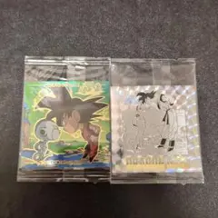 孫悟空　フリーザ　ドラゴンボール　ウエハース　シール