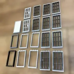 LEGO シティ ライトグレー 牢屋 ドア 窓