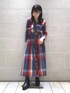レディアゼル チェックワンピース