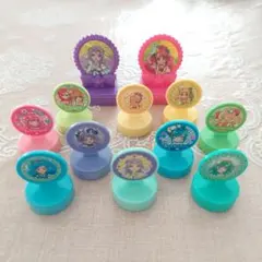 【美品】プリキュア　スタンプ　インク付き　ガチャガチャ　まとめ売り