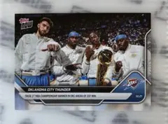 Oklahoma City Thunder NBA記念カード Topps now