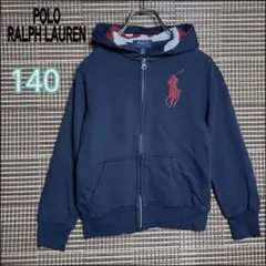 POLO RALPH LAUREN ジップアップパーカー ビッグポニー 140