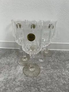 Cristal d'Arques ワイングラス 6個セット クリスタル・ダルク