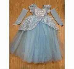 プリンセスドレス 120cm 水色 コスチューム