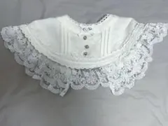 愛野えり しまむら つけ襟 ホワイト マノンローズ
