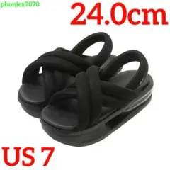 NIKE エアマックス アイラ ブラック【24.0cm】ウィメンズ サンダル 黒